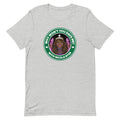 Grey t-shirt featuring Illustration of a woman with curly hair in a crown surrounded by text reading 'Why Won't You Date Me? With Nicole Byer.'